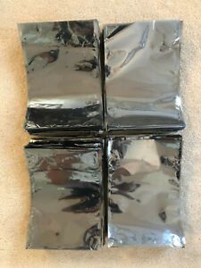 LOT 220 STATIC SHIELDING ESD ANTI-STATIC BAGS 7&#034; X 10.25&#034; OPEN TOP USED NICE