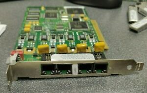 Dialogic D/4PCIUF Media Voice Fax Board Module