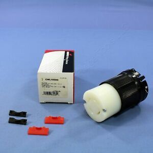 Cooper Locking Connector Turn Lock Outlet NEMA L19-30R 30A 277/480V 3Y CWL1930C
