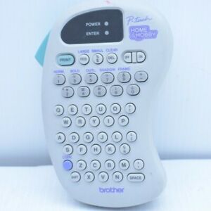 Brother P-Touch Home &amp; Hobby Label Maker Model Pt-100 with Silver Cassette Tape