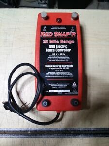 Red Snap&#039;r  20 Mile Range 88B Electric Fence Controller. 110V