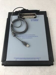 Topaz T-C912-HSB-R HSB Pad SignatureGem Clip Board