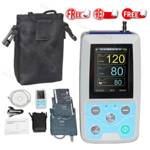 FDA Ambulatory Blood Pressure Monitor 24hours NIBP Holter ABPM50+3 Cuffs+SW,USA