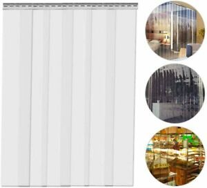 CABINAHOME Vinyl Strip Door Curtain, 6PCS Strip Door Curtain, 82.7 Height X 36