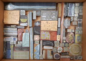 Assorted Letterpress Cuts (inc. shield, Float-A-Sleep, Wheelchair)