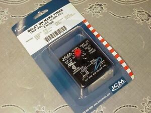 ICM Controls ICM102B Delay On Make Timer Univ, Voltage 10 Minute Adjustment New