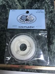 CREATE-A-CRAFT MONOFILAMENT 90301, 25 YDS, NEW (e)