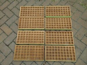 ( 8 ) Letterpress Type Trays    F44