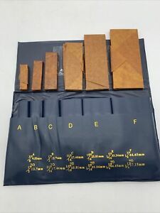 6 Pcs Adjustable Hardened Steel Parallel Set ( 3/8&#034; - 2-1/4&#034; )