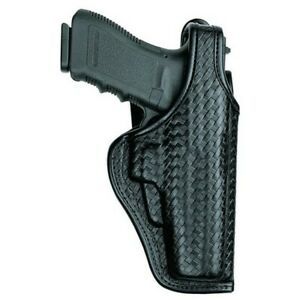 Bianchi 22344 Black Hi-Gloss RH Elite Defender II Duty Holster For Glock 17/22