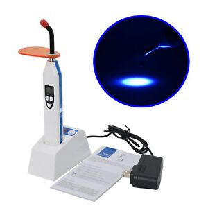 2 in 1 Wireless LED Dental Curing Light Curing Lamp Caries Detection 2000MW