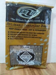Camoplaged Reclosable Bags 10x12&#034; 3 MIL Heavy Duty Lunar Quantity 24 Bags NEW