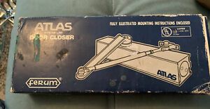 Atlas Streamline Silver Door Closer Ferum T54D Commercial