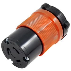 AC Connectors NEMA L6-20R 20 Amp 250-Volt 3-Prong Assembly Locking Female Connec