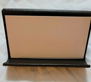 Handmade business card holder made of leather