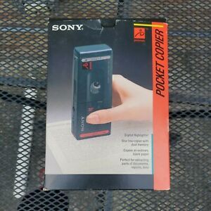 Vintage Sony Pocket Scanner Copier HCP-C10 Very Rare complete