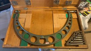 Mitutoyo No.104-202 18”-24” Outside Micrometer Anvils Used Machinist Lathe