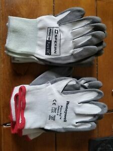 Honeywell Pure Fit PF542-S Coated Gloves 4 Pair &amp; Sperian PF542-M coated. 4 pair