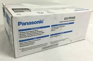 Panasonic KX-FP205 Plain Paper Fax/Copier - Silver Compact New In Box