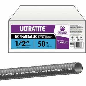 Southwire 1/2 In. x 50 Ft. Flexible Non-Metallic Liquid Tight Conduit 55094222