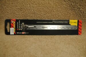 Vintage Hempe 6” Metal Pocket Rule New in Package Made in USA 3730N