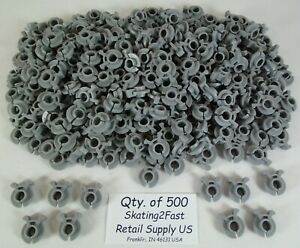 Qty. 500 Squeezable Inventory Control Clip Fits 0.312&#034; to 0.394&#034; Wire Peg hooks