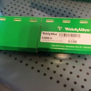 WELCH ALLYN GENUINE 03000-U BULBS for 11710 OPHTHALMOSCOPE (NEW) - PACK OF 6
