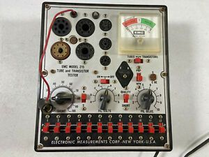 EMC Tube and Transistor Tester Model 215 - Untested