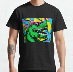New Limited 90&#039;s Party Dino Classic T-Shirt Gildan size S-2XL