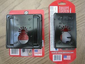 NEW 2 QBit 1 &amp; 2 Gang Oscillating Retrofit Multi Tool Saw Blade Wall Outlet Box