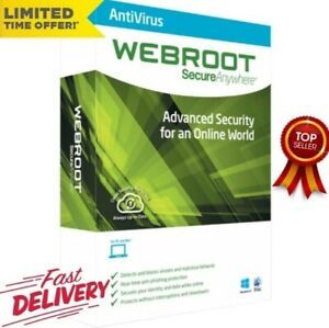Webroot SecureAnywhere AntiVirus 2021  Lifetime Activation  PC/MAC KEY