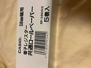 Casio roll paper (5 rolls) RP-5860X5 B000VEPE7  World Wide Shipment