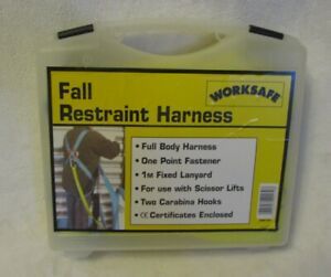 WORKSAFE Fall Restraint Harness with fixed 1m lanyard BNIB