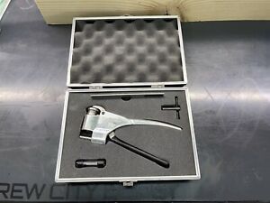 *TESTED*  Webster Model B-75 Portable Hardness Tester w/case &amp; extras