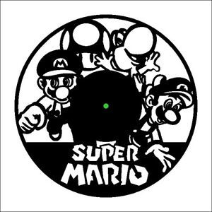 DXF CDR  File For CNC Plasma Laser Cut - Retro Game - Super Mario Bros Clock