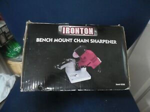 IRONTON #42596 NEW BENCH MOUNT CHAIN SHARPENER