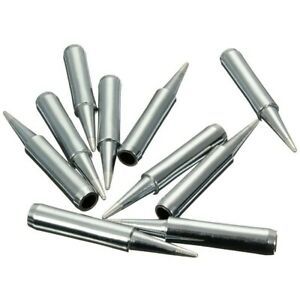 Lead-free Solder Iron Tips Silver Station Tool Workshop 10pcs.900M-T-B