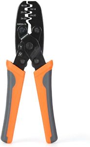 IWISS Non Insulated Open Barrel Terminal Crimp Tool - Wire Crimper for Molex,