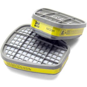 3M™ Organic Vapor/Acid Gas Cartridge 6003 NEW NIOSH YELLOW