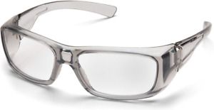 PYRAMEX SG7910D15 Pyramex Clear Safety Reader Glasses, Gray Frame