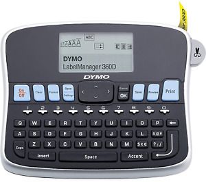 DYMO Desktop Label Maker | LabelManager 360D Rechargeable Hand-Held Label Maker,
