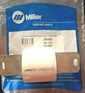 Miller 283422 Capacitor, Polyp Film .22 Uf 1700 Vrms +/-10%
