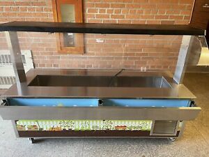 Frost Top Cold Food Serving Counter Salad Bar Buffet Unit Bloody Mary Bar