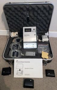 Vintage 3M Lot W/ 3 Noise Dosimeter Reader &amp; Calibrator Model 6240 &amp; 3 6230 Case