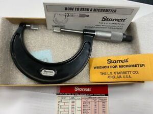 Starrett 486P-2 1-2&#034; Blade Micrometer