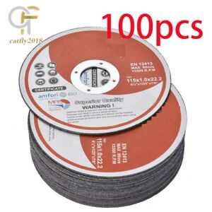 PACK 100 4.5&#034;x.040&#034;x7/8&#034; Cut-off Wheel - Metal &amp; Stainless Steel Cutting Discs