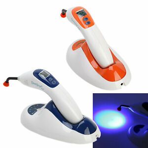 Dental LED Cordless Curing Light 5w 1600mw Lamp Denjoy 2 Colors/ Goggles