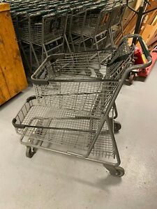 86 Shopping Carts - Model 5341 Two basket shopping carts Whole Foods style