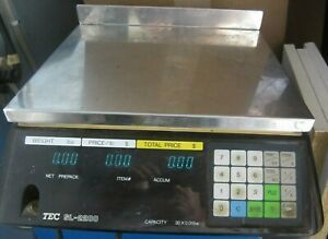 TEC Digital Price Computing Scale SL-2200 Cap. 30 lbs Excellent Condiion