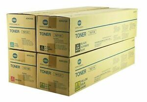 Genuine Konica Minolta TN711 CMYK Set Toner for Bizhub C654 C654e C754 C754e